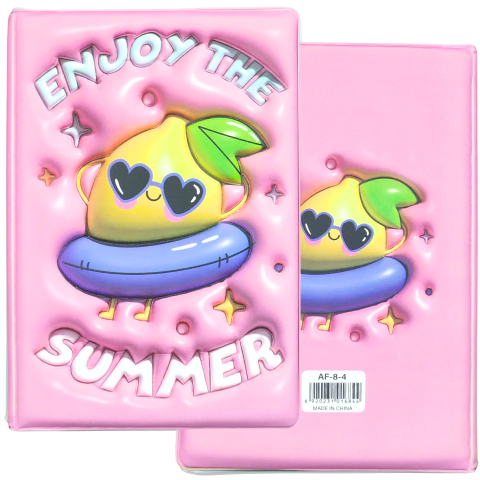 Cuaderno Puff 3D Squishy Escolar Rayado Frutas Verano - comprar online