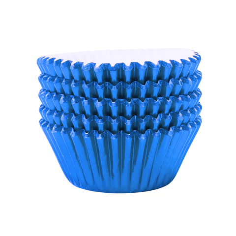 Pirotines Para Cupcakes Metalizados 11cm x100u - comprar online