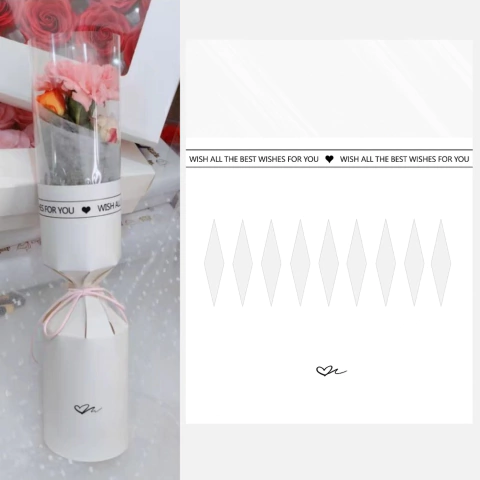 Imagen de X10u Papel Coreano Caja 30x42cm p/ Armado Flor 3241