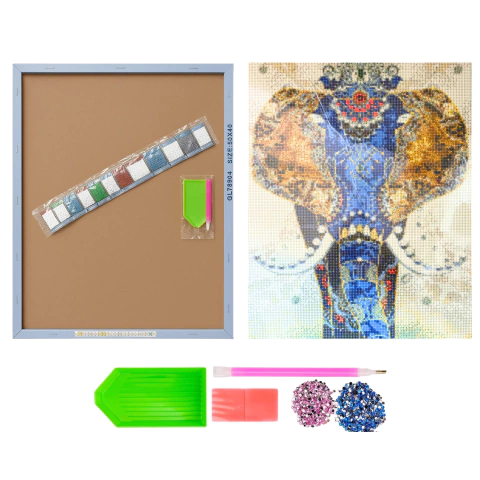 Pintura Madera Cuadro 40x50cm Diamante Arte Kit Adhesivo - comprar online