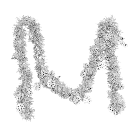 Guirnalda Boa Adorno De Navidad 2mts Holografica Nieve 10462 - comprar online