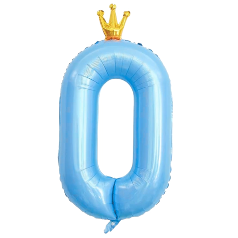 Globos Numeros Con Corona 40 Pulgadas 1 Metro Varios Colores