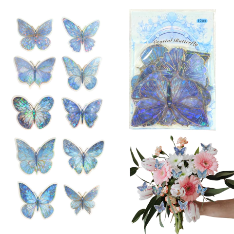 Mariposas Holográficas Tridimensional Decoración - comprar online