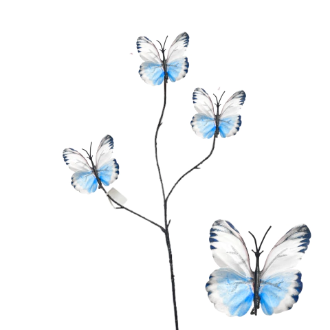 Rama Decorativa Mariposas Artificiales 60cm Colores 10738 - comprar online