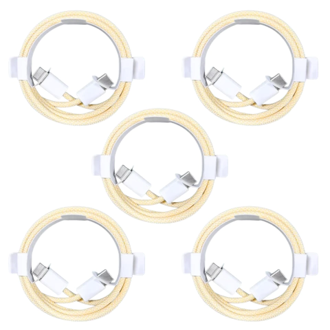 X5u Cable Cargador Tipo C A Tipo C 1m Colores Pasteles