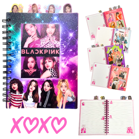 Libretas Koreanas Kpop Black Pink 60 Hojas Rayadas Cod PP004 - comprar online
