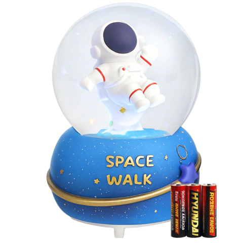 Esfera de Cristal con LED y Música de Astronauta - comprar online