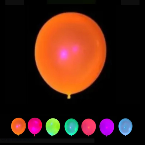 Imagen de Globos Fluor Neon Fiesta 12 Pulgadas Bolsa X25u