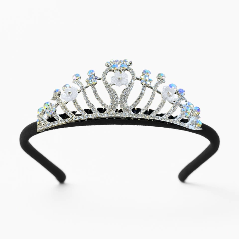 Tiaras Coronas Plateadas y Doradas - comprar online