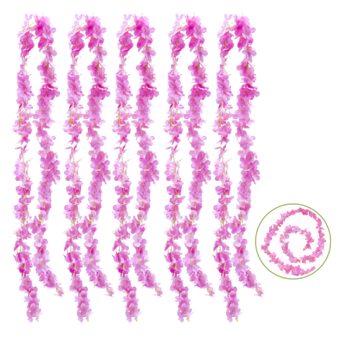 X5u 2m Tira Larga Flores Flor Artificial 10191 - M-GIGANTE