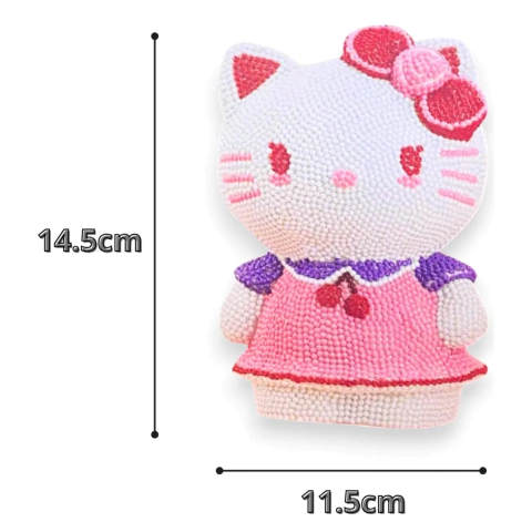 Pintura Diamante 3d Alcancía Personaje Sanrio 18cm - comprar online