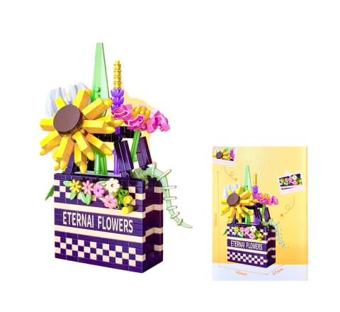 Flores Para Armar Bloque Decorativa Valija - tienda online