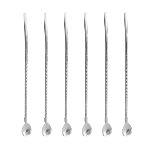 Cucharita Y Sorbete Diseño Plateado 2 En 1 Acero Inoxidable X6u - tienda online