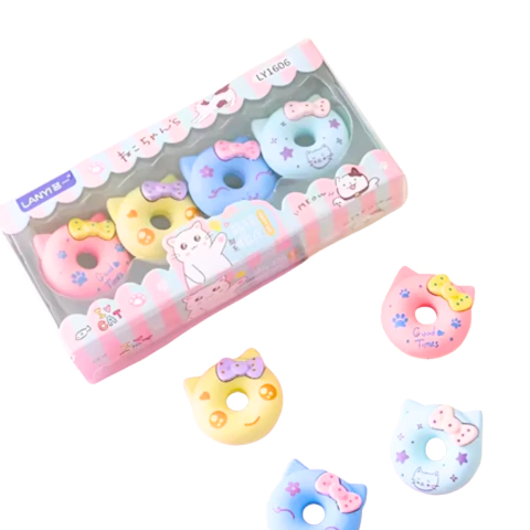 Gomas de borrar gatito tierno X4U - tienda online