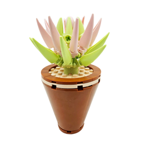 Imagen de Flores Para Armar Bloques Decoración Suculentas Y Cactus
