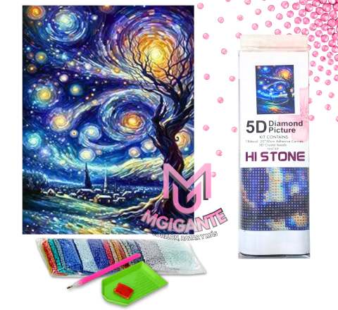 Imagen de (TODO PROMO 3X2) 20x30cm Kit De Pintura Con Diamantes Diamond Painting