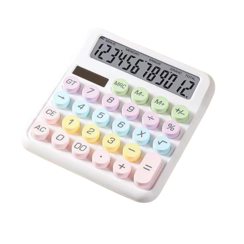 Calculadora Electrónica YGANO Diferentes Colores RH-2208B - M-GIGANTE