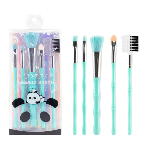 Set 5 Brochas Bambu Kawaii - comprar online