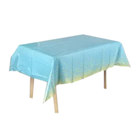 Mantel Rectangular Puntos Dorados Descartable 137*183cm X1u - comprar online