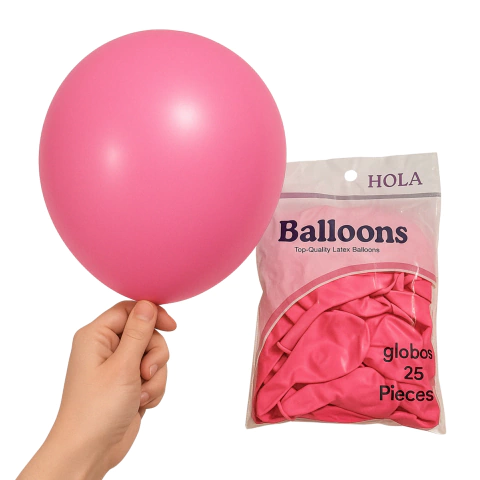 Globo de latex 12" x25 Perlados en internet