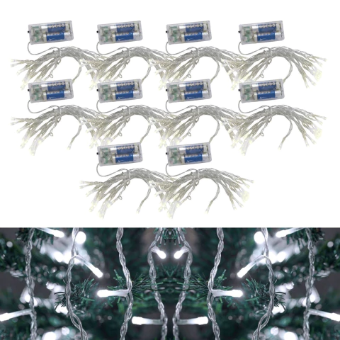 x10u Luz Guirnalda de Cable A Pila 3m Y7343-300 - comprar online