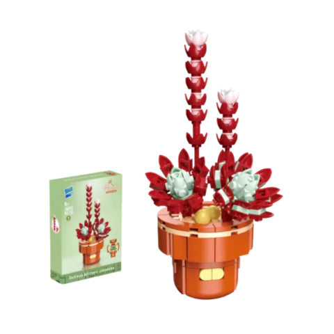 Bloques Para Armar Flor Maceta 2 Formas
