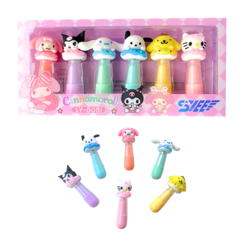 Mini Resaltadores Kawaii Multicolor Diseño Astronauta Sanrio Aliens Toy Story X6u - M-GIGANTE