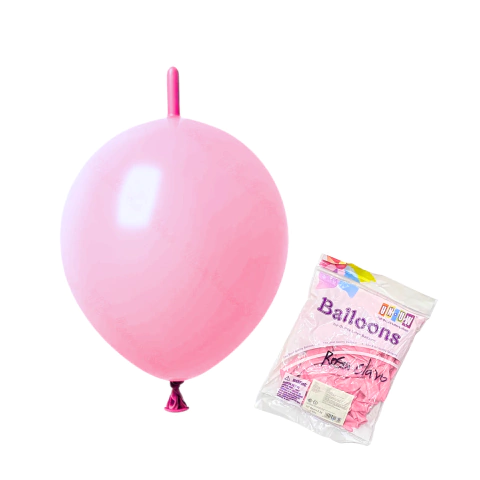Globo Con Pico 10 Pulgadas x50u P/ Amarrar Decoración Globologia - comprar online