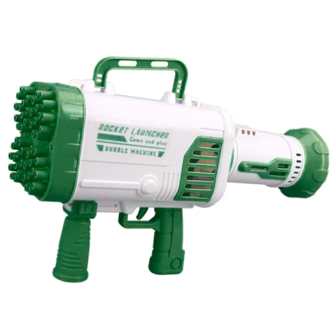Burbujero Bazooka 42x24cm Carga Usb Bubble Rocket Con Luz - tienda online