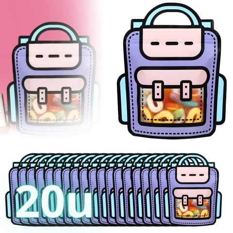 Bolsa Souvenir Mochila Escolar X20u Grande 18cmx21cm / 13cm/15cm3405 - comprar online