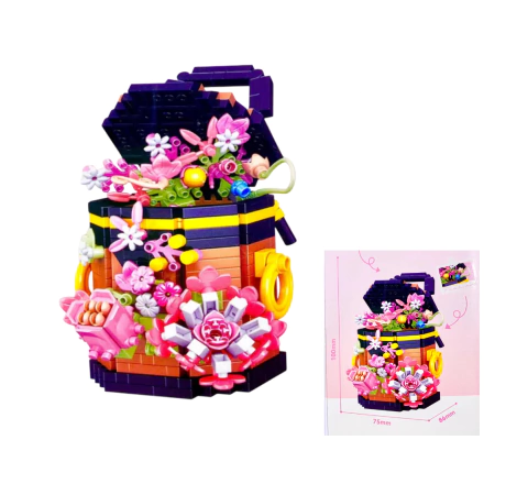 Flores Para Armar Bloque Decorativa Valija - comprar online