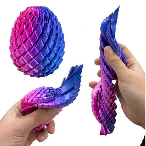 Huevo de Dragón Telescópico Mágico (Fidget Toy Antiestrés) - Multicolor Iridiscente - tienda online