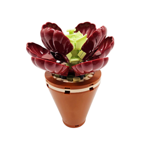 Imagen de Flores Para Armar Bloques Decoración Suculentas Y Cactus