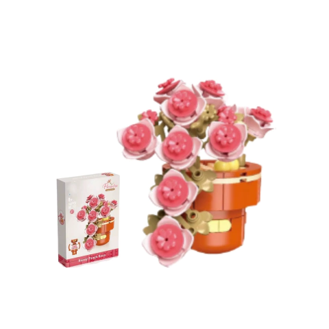 Bloques Para Armar Flor Maceta 2 Formas