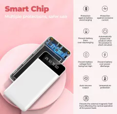 Cargador Portatil 4 Salidas Power Bank 10000mah Linterna en internet