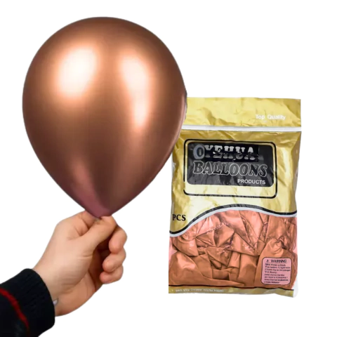 Globo Látex Cromado 10" x50u en internet