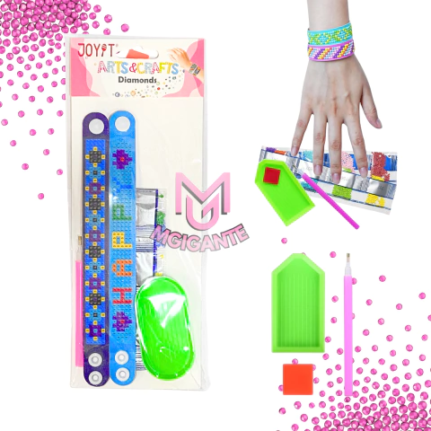 Kit De Pulsera Pintura Diamond Painting 21x3cm - M-GIGANTE