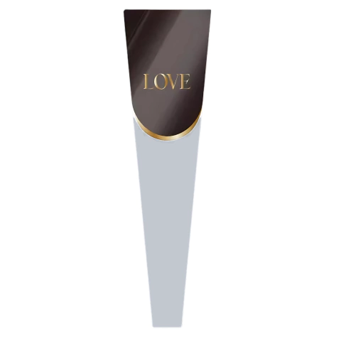 X30u Papel Coreano Cono 45cm P/ Flores Frase Love Cod. 3202 en internet