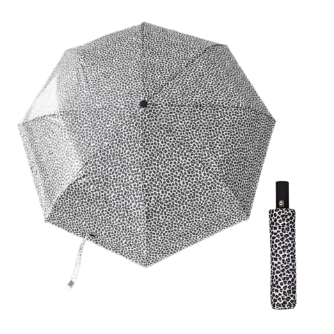 Paraguas Automatico Diseño Leopardo Animalprint Portatiles Con Funda HS3352 - M-GIGANTE