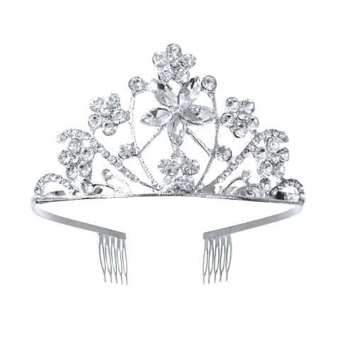 Tiaras Coronas Plateadas y Doradas