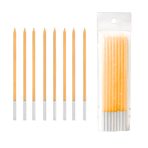 x8u Velas Lisa Pastel Varios Colores 14cm en internet