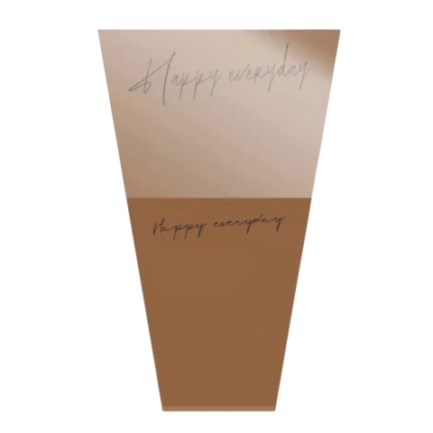 X20u Papel Coreano Cono 44cm Happy Everyday P/ Flores 3191 - M-GIGANTE