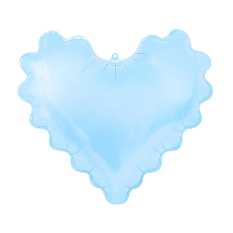 Globo Corazon Curvo Ondeada 20 Pulgadas x10 und - comprar online