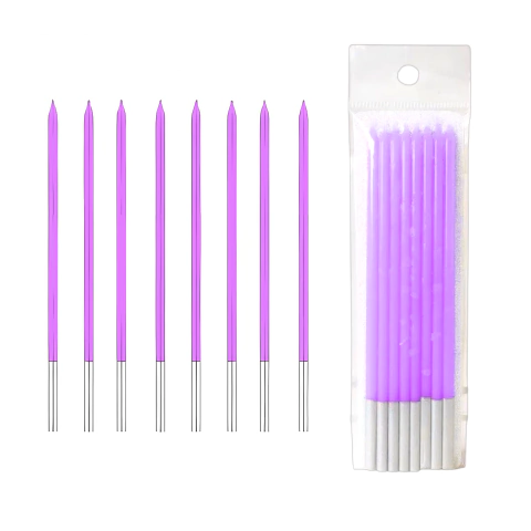 x8u Velas Lisa Pastel Varios Colores 14cm - comprar online