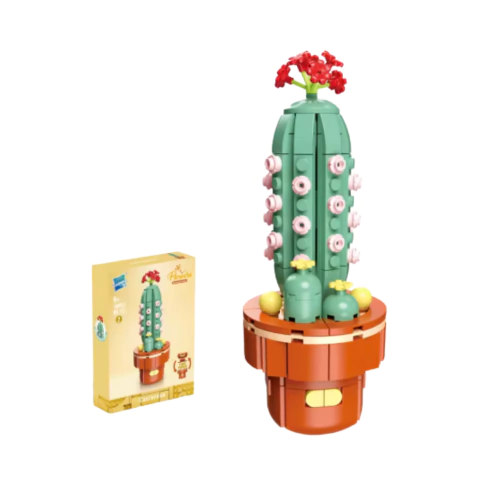 Bloques Para Armar Flor Maceta 2 Formas - M-GIGANTE