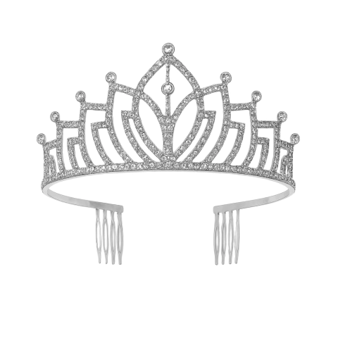 Tiaras Coronas Plateadas y Doradas