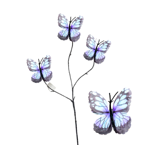 Rama Decorativa Mariposas Artificiales 60cm Colores 10738 en internet