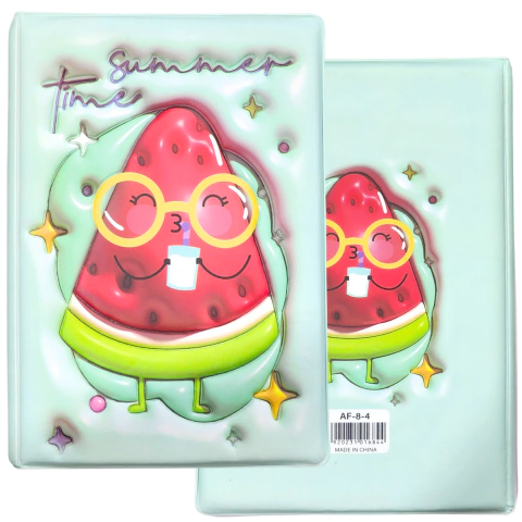 Cuaderno Puff 3D Squishy Escolar Rayado Frutas Verano - comprar online