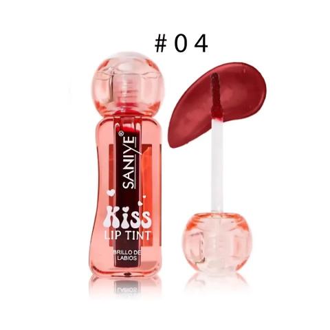 Tinte de Labios Líquido de 6 Tonos Intensos Brillo Hidratante y Larga Duración