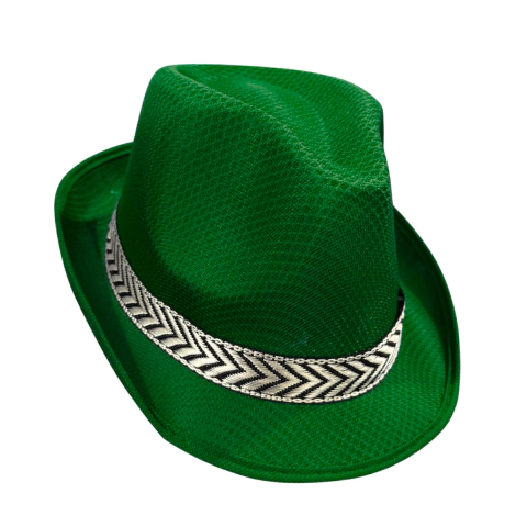 Sombrero Fedora Tanguero Tela Fluor Varios Colores So60a - comprar online